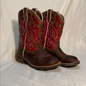 Ariat Tall Red Leather Boots